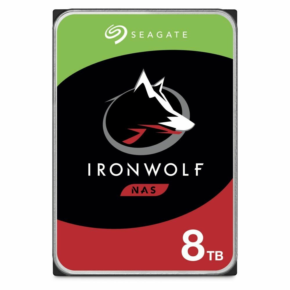Seagate IronWolf NAS (ST8000VN004) 7200 tr/min - 3.5" - 8To