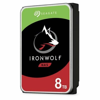 Disque Dur Seagate IronWolf NAS - 8To - 7200 tr/min - 3.5"