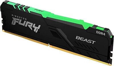 FURY Beast RGB DDR4 8Go 3200MHz - Mémoire RAM Haute Performance