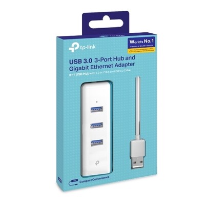 TP-LINK UE330 (Reseau+ Hub 3 ports USB 3.0  )