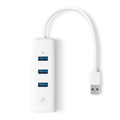 TP-LINK UE330 - Adaptateur USB 3.0 3-Ports Hub et Gigabit Ethernet