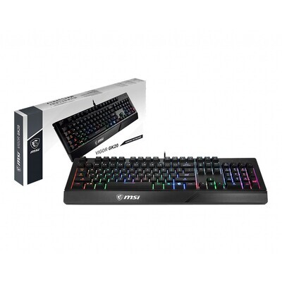 MSI Vigor GK20 clavier filaire AZERTY (S11-04FR233-CLA) - RGB