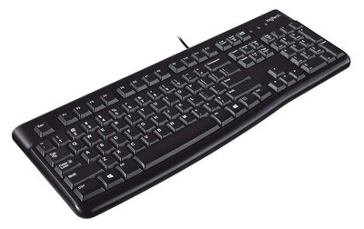 Logitech Clavier K120 USB Noir OEM Filaire AZERTY