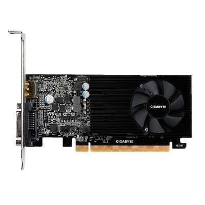 GIGABYTE GeForce GT 1030 Low Profile 2Go GDDR4 - GV-N1030D4-2GL