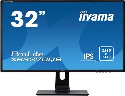 Écran iiyama ProLite XB3270QS-B1 - 32'' - IPS - WQHD 2560 x 1440