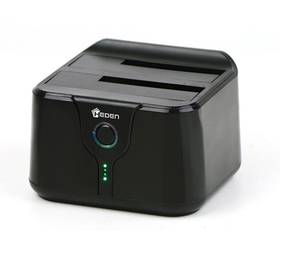 Station d'accueil Dual Dock pour disques durs SATA "2.5" et "3.5"
