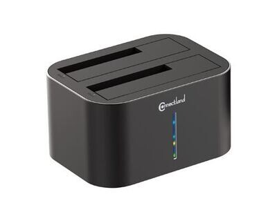 Connectland Station d'accueil pour disques durs USB type C 2.5/3.5