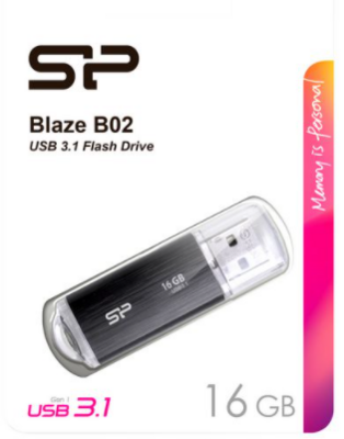 Clé USB Silicon Power 16GB USB 3.2 - Noir
