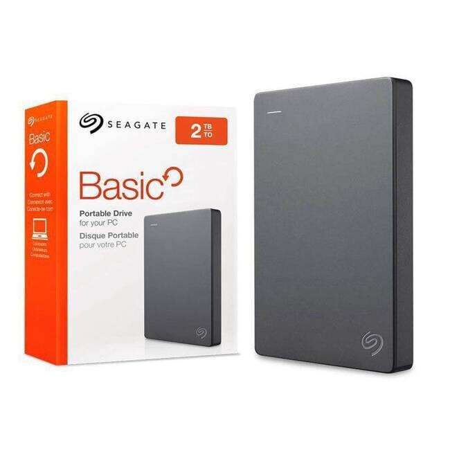 Seagate Basic Disque dur externe 2, 5" - USB 3.0 - 2To