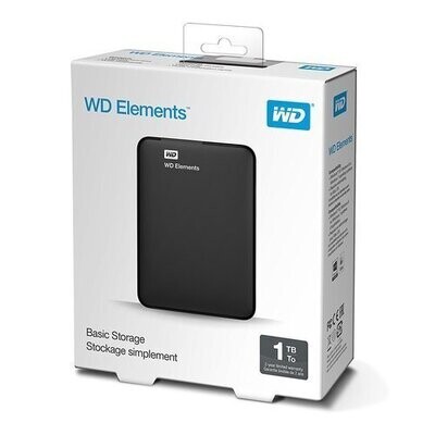 WD Elements Disque Dur Externe Portable 1 To USB 3.0