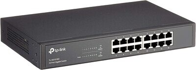Switch TP-Link RJ45 Gigabit TL-SG1016D Rackable - 16 ports