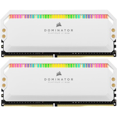 CORSAIR Dominator Platinum RGB DDR5 - 5600MHz - 32Go (2x16Go) - Blanc