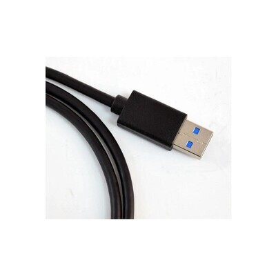 Câble USB-A vers USB-C - 3 mètres - Noir
