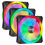 Corsair QL120 RGB - Pack de 3 ventilateurs 120mm - Noir - RGB