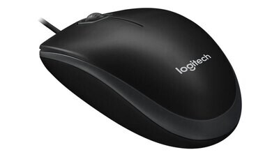 SOURIS LOGITECH B100 Optical Fil USB Noir OEM