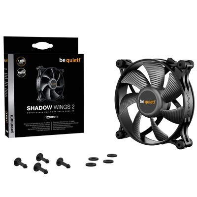 BE QUIET SHADOW WINGS 2 PWM ventilateur 120mm