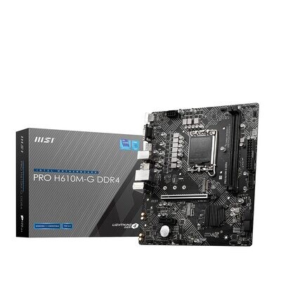 Carte-mère MSI PRO H610M-G DDR4 - Micro ATX - Socket LGA1700 - Intel H610