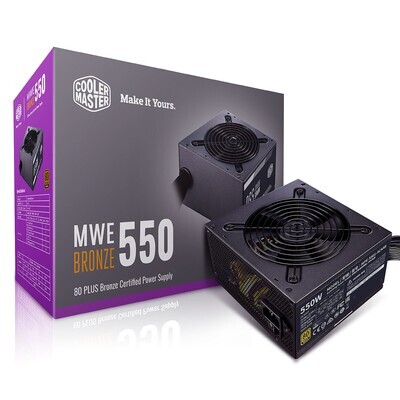 Cooler Master MWE Bronze 550 Alimentation PC (MPE-5501-ACAAB)