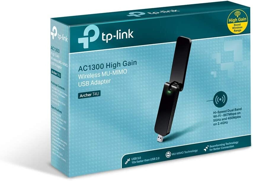 TP-Link Adaptateur Wi-Fi USB 3.0 Bi-Bande AC1300 Archer T4U