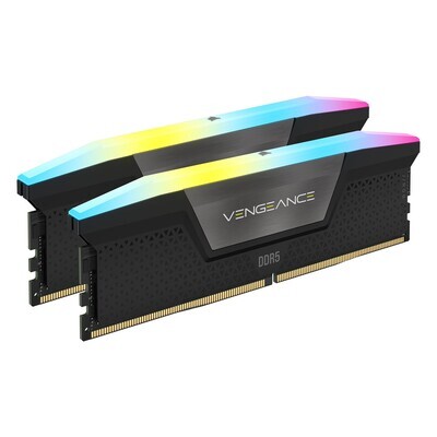 Corsair Vengeance RGB 32 Go Kit DDR5-6000 CL38 32GB Kit DDR5-6000 CL38 (CMH32GX5M2B6000C38)