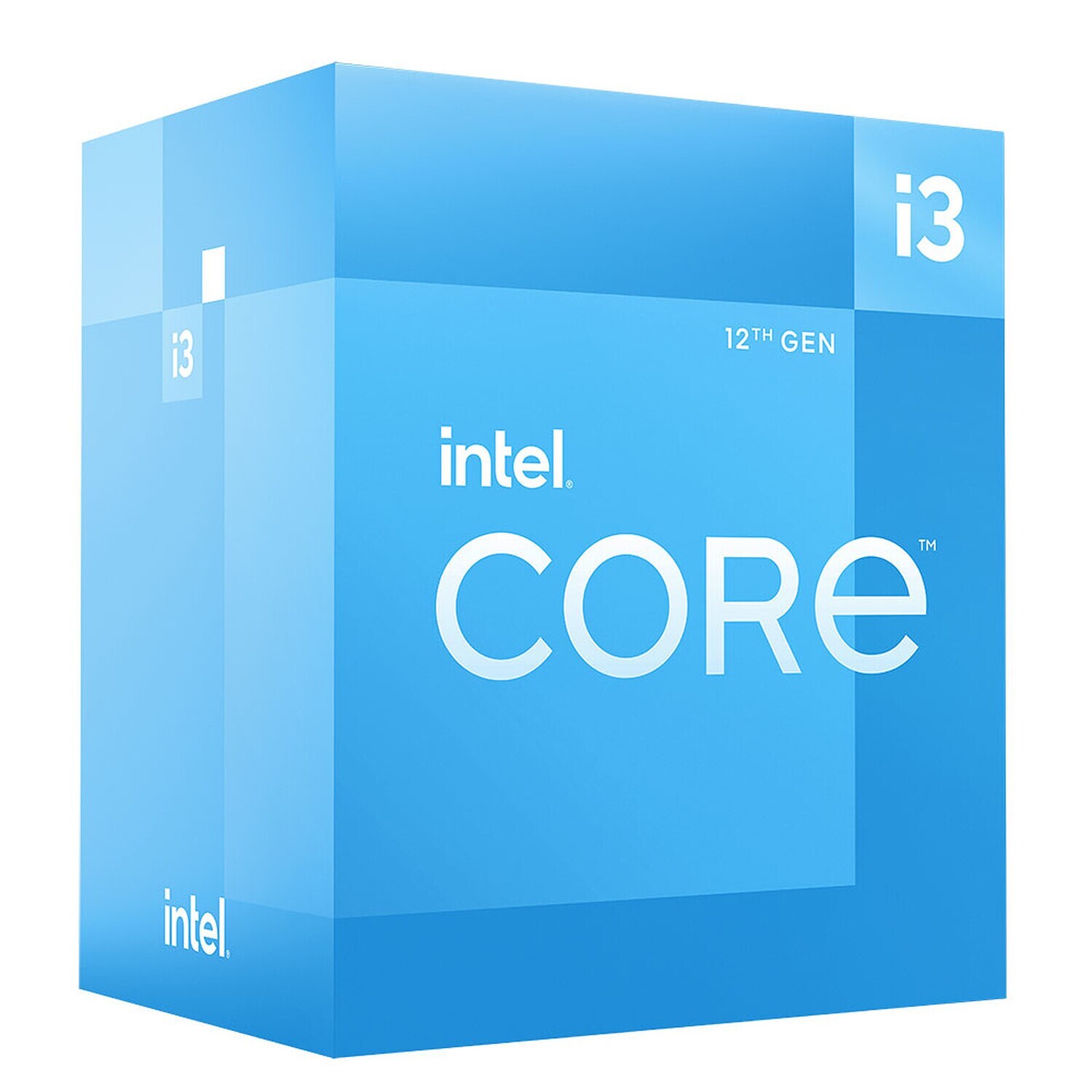 Intel Core i3-12100 - Processeur Quadricœur 12ème Génération