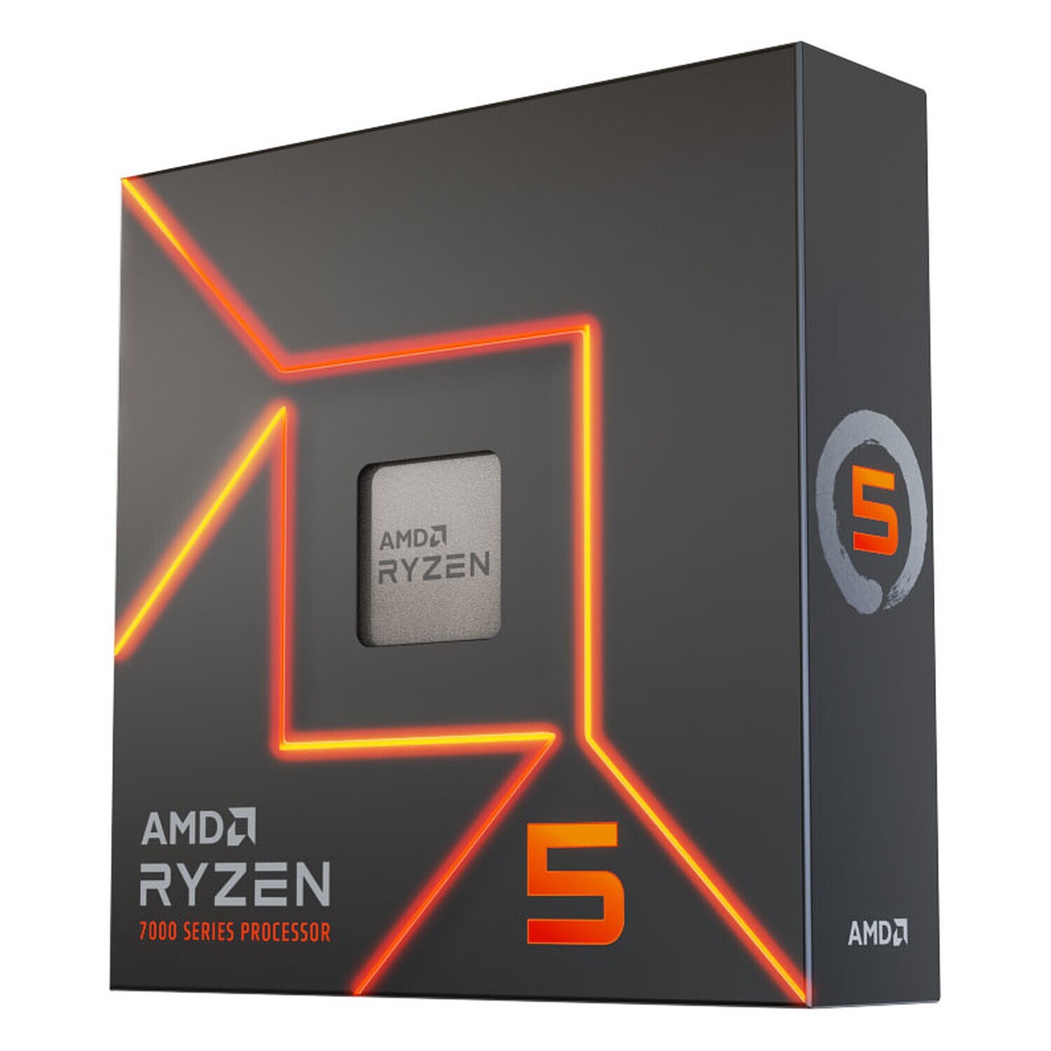 AMD RYZEN 5 7600X Socket AM5 5.3Ghz Sans Ventilateur