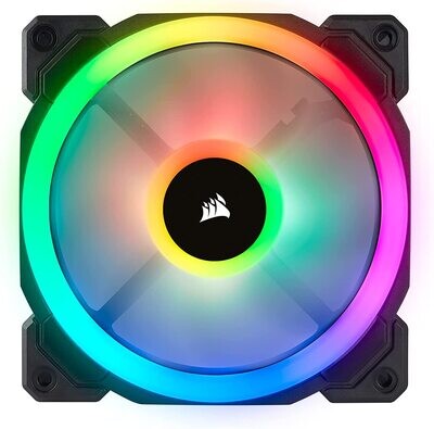 Ventilateur Corsair LL120 RGB - 120mm - 16 LEDs - Noir