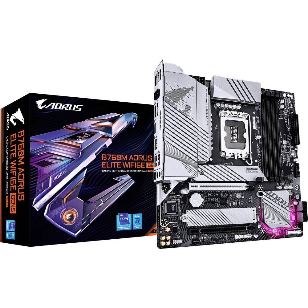 GigaByte B760M Aorus Elite WiFi6E Gen5 (MICRO ATX)