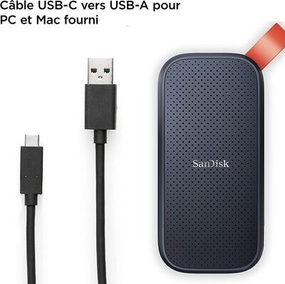 SanDisk SSD Externe Portable E30 - 2 To