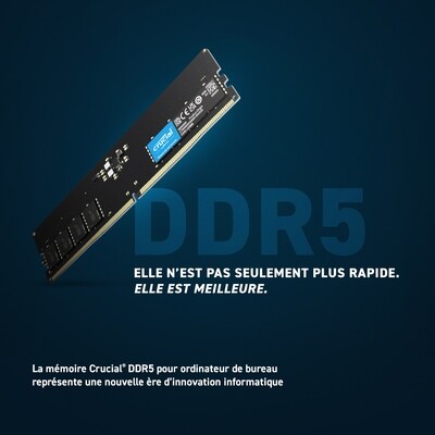 CRUCIAL PRO DDR5 - 5600MHz - 16Go (1X16Go)