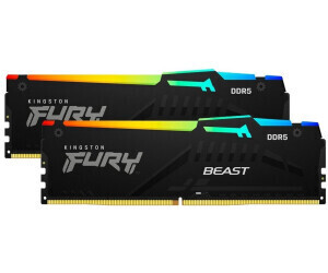 KINGSTON FURY Beast Noir RGB DDR5 - 6000MHz - 32Go (2X16Go)