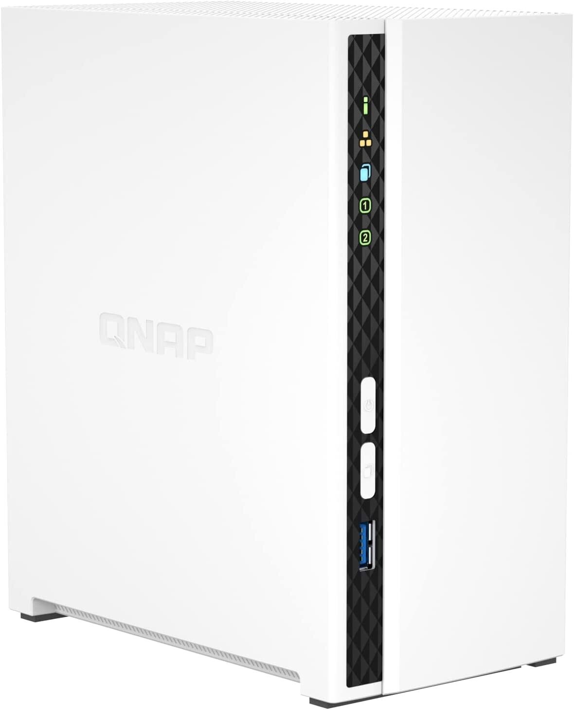 Serveur NAS 2 Baies Gigabit Ethernet Blanc