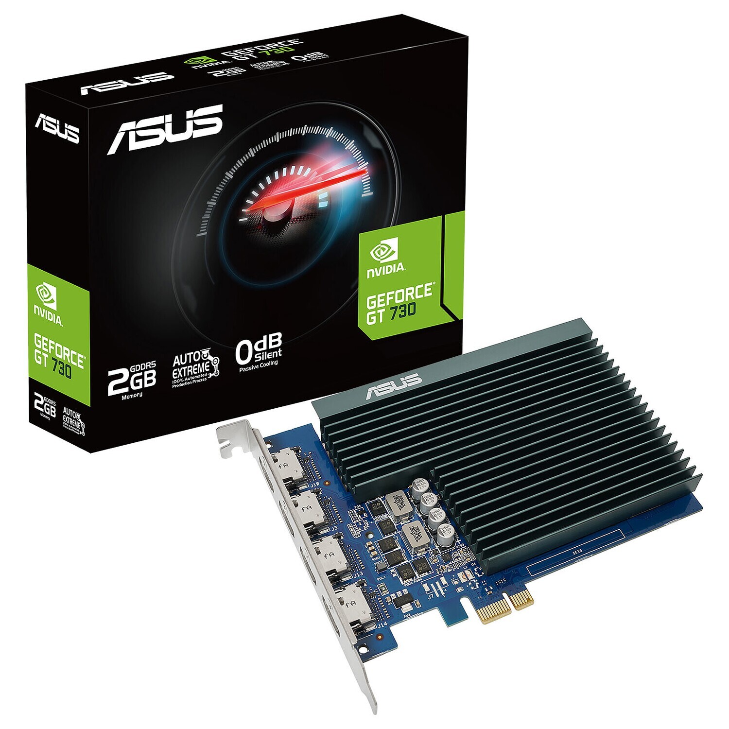 ASUS GeForce GT 730 - Carte Graphique 2 Go GDDR5