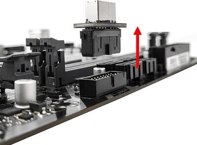 Adaptateur USB 3.1 vers USB 3.0 20 broches - Noir - Type-E
