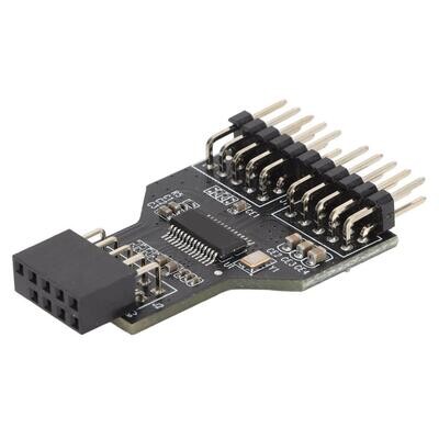 Connecteur femelle 1 à 2 mâle 9 broches