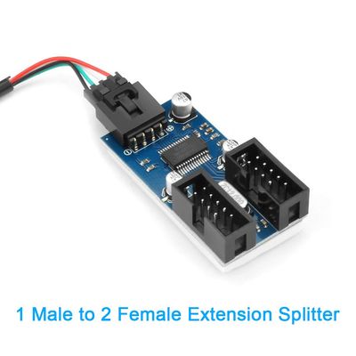Adaptateur Répartiteur Interne USB 2.0 9 Broches