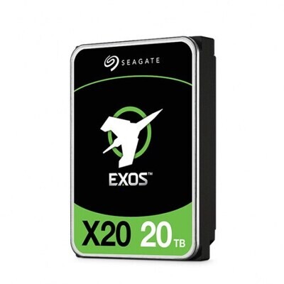 Disque Dur Seagate Exos X20 - 3.5 pouces - 256 Mo Cache - 7200 tr/min - SAT