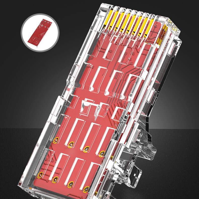 Connecteur RJ45 CAT6A Sans Outil Réutilisable Blanc - Réf. 01488