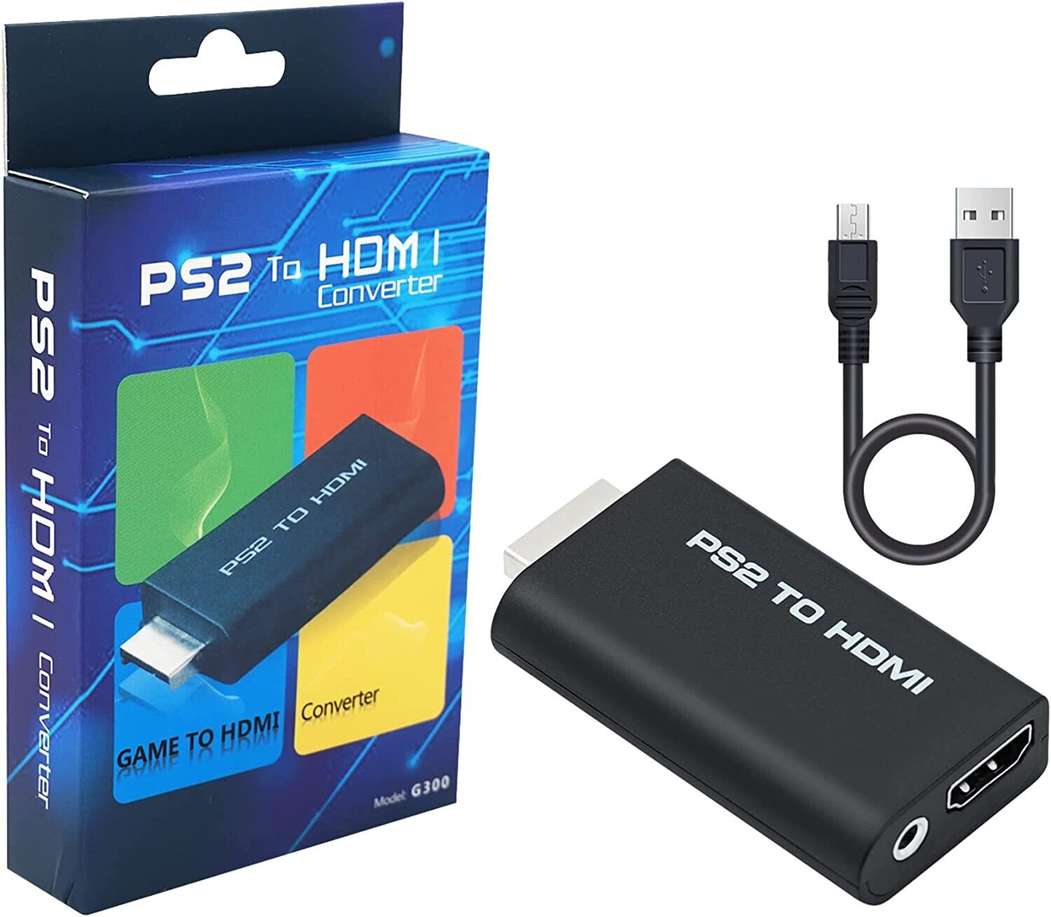 Convertisseur/adaptateur PlayStation2 vers HDMI
