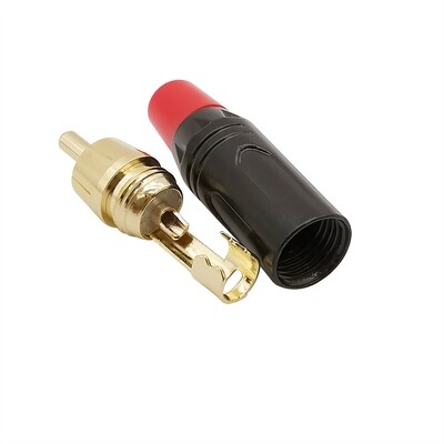 Connecteur Jack à souder  câble Audio mâle, prise RCA