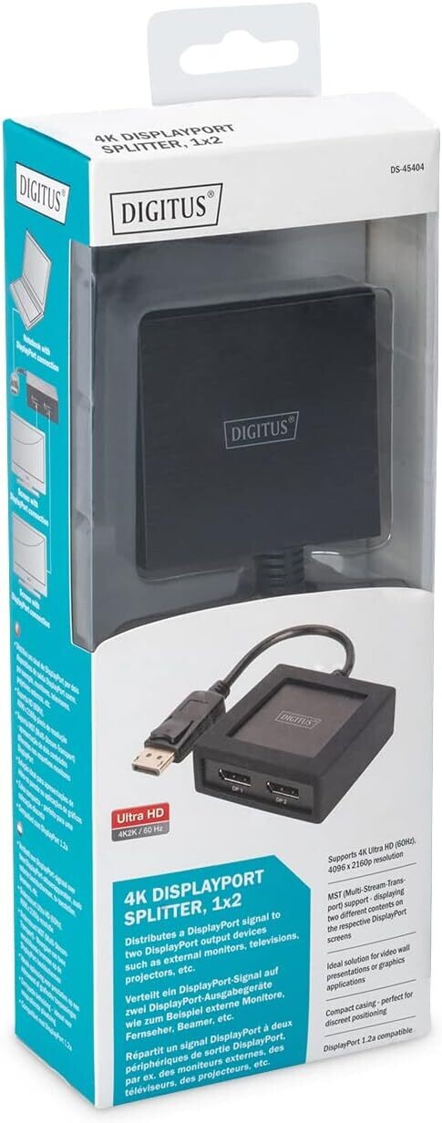 Digitus DS-45404 Display Port Vidéo Splitter