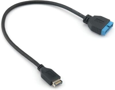 Câble adaptateur interne USB 3.1 Type-C vers USB 3.0 Type-A - 20 broches - 