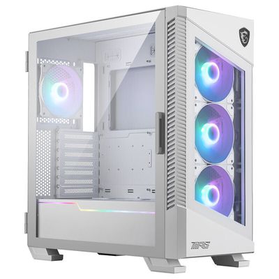 Boîtier PC Gaming MSI MPG VELOX 100R - Blanc - ARGB - Verre Trempé