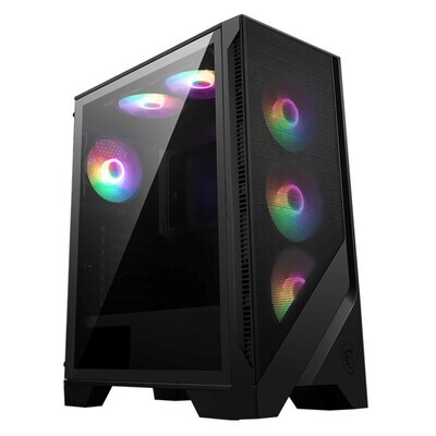 Boîtier PC MSI MAG FORGE 120A Airflow - Noir, Transparent