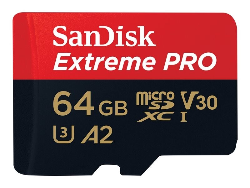 San Disk Extrême Pro micro SDXC - 64GB/128GB/256GB