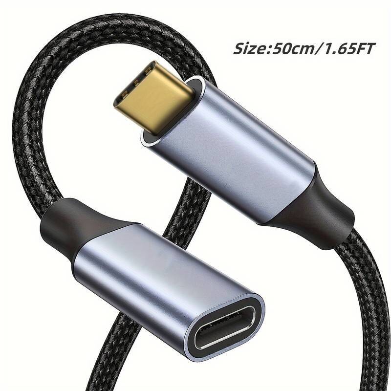 Rallonge USB C mâle vers femelle