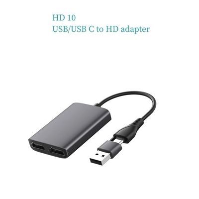 Adaptateur USB-C Dual HDMI 4K HD10
