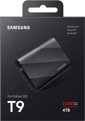 Samsung SSD Externe Portable T9 – 2 To – USB 3.2 Gen 2x2