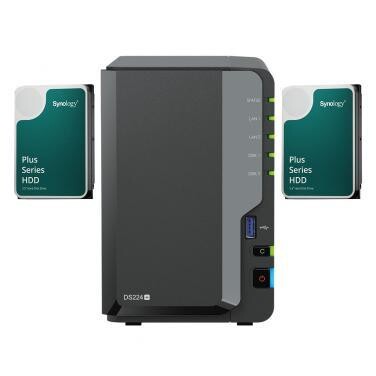 NAS Synology DS223 2Go NAS 8To (2x 4To) HAT3300 - Non assemblé
