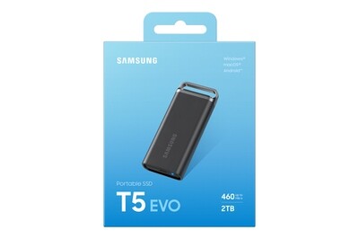 SAMSUNG T5 EVO Noir SSD Externe - USB 3.2 Gen1  - 2To